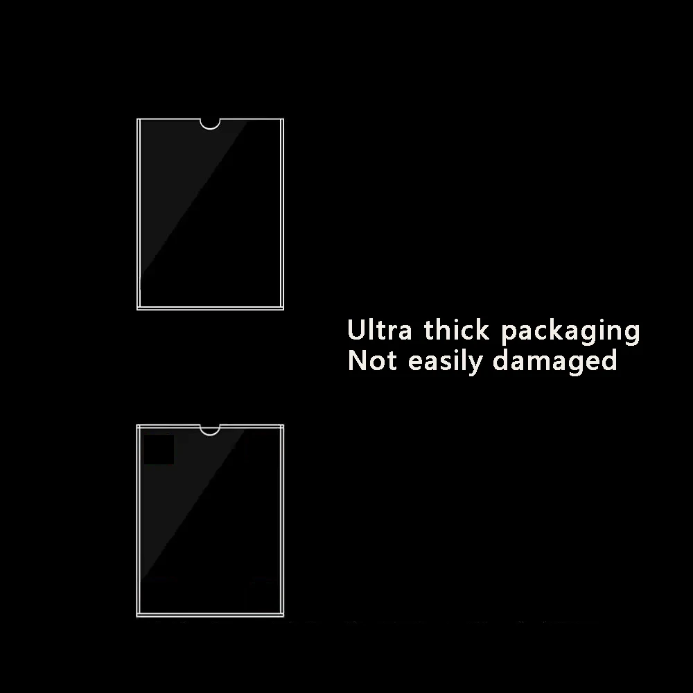 2pcs A4 A5 A6 Acrylic Card Slot Wall Mount Sign Holder Transparent Plastic For Office, Home, Store, Restaurant