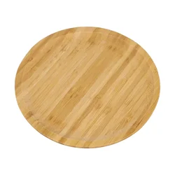 Trays Serving Tray 20*5*30cm Easy To Clean For Fruit Pizza Multi-functional Round Wooden Tableware Stand Food Tray