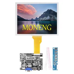 BEST 8inch EJ080NA-05B 800x600 LCD Screen Display TFT Monitor without / with 2AV+VGA+HDMI-Compatible LCD Driver Controller Board