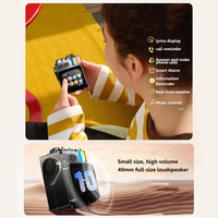 32GB Wireless Bluetooth Metal Mechanical Speaker LED Display Screen With RGB Desktop Subwoofer Support Calendar Alarm Clock