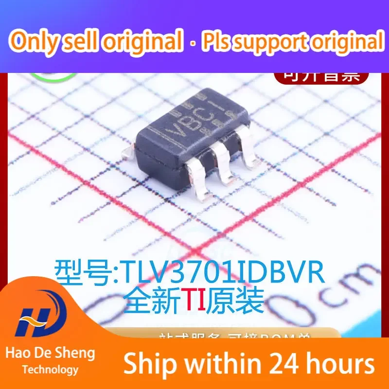 10PCS/LOT  TLV3701IDBVR IC Logo VBCI SOT23-5  New Original in Stock  Power bank