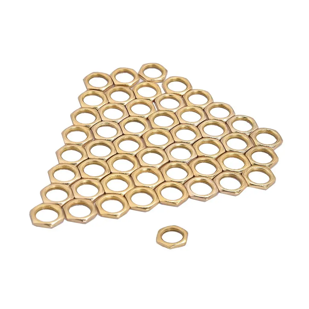 Adjustable Zinc Alloy Guitar Output Jack Pot Nut Fine Thread Thin Nut for Guitar Bass Hardware Accessories