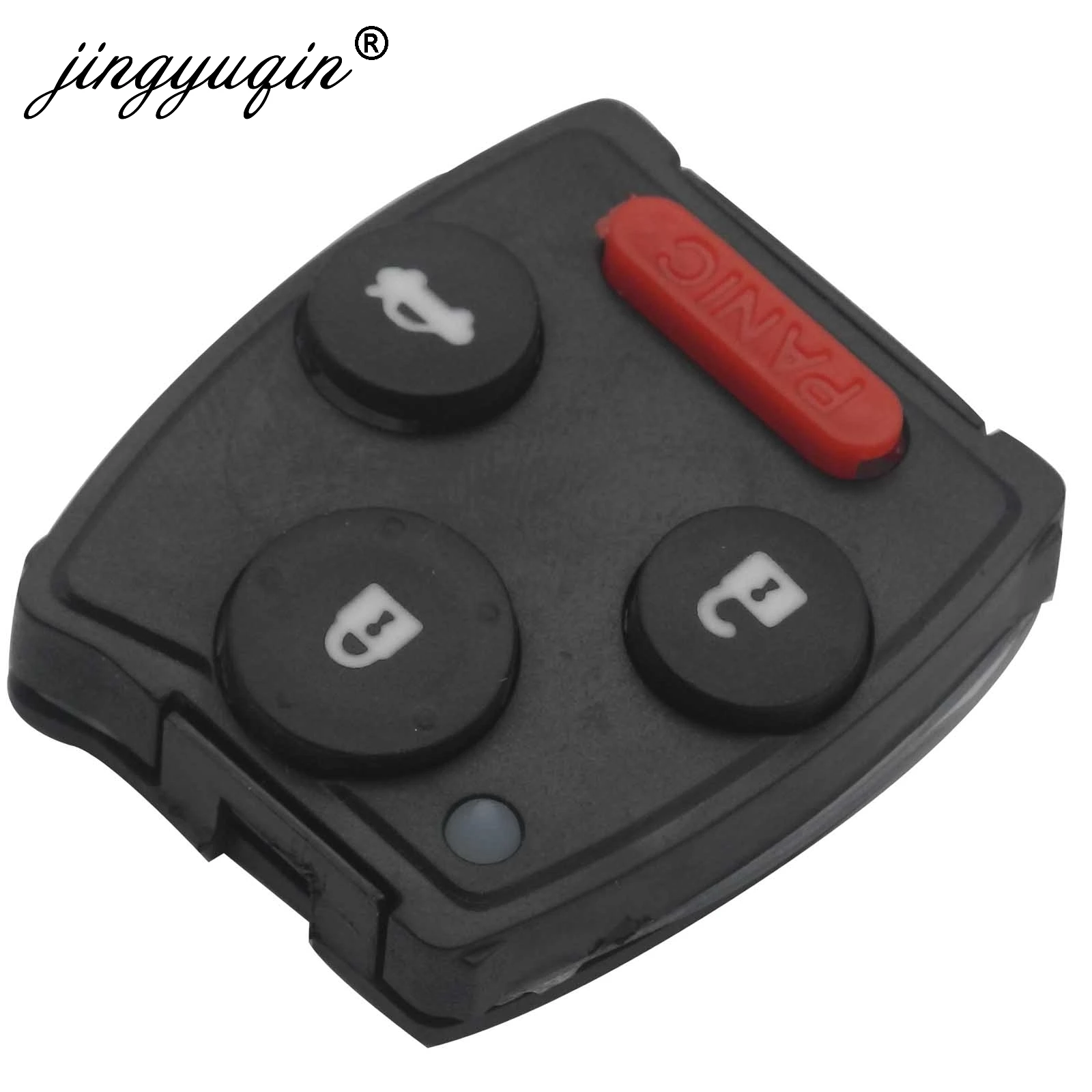 Jingyuqin 10pcs Shell chiave dell\'automobile a distanza per Honda Accord Civic CRV Pilot Insight 2 2 + 1 3 3 + 1 4 pulsanti Pad Fob portachiavi