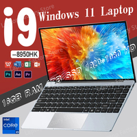 2025 New i9 Windows 11 Laptop Intel CORE i9-8950HK Notebook 14.1 Inch 16GB RAM 1TB 2TB SSD 1920*1080HD Gaming laptops Pc Gamer