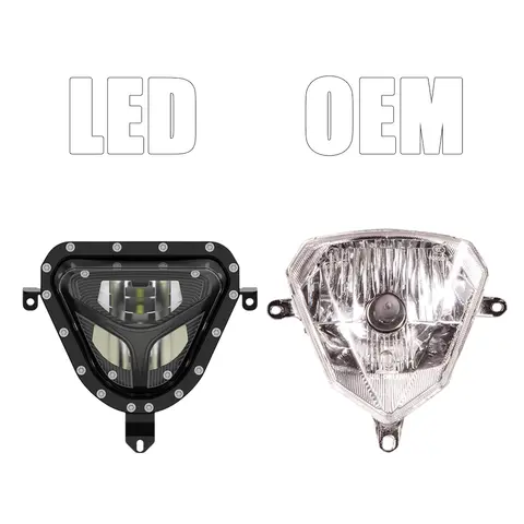 LED Headlight Headlamp For Beta RR 125 250 300 350 390 430 450 480 498 520 525 2008-2019 Enduro Racing Motorcycle Light Lamp 10 best selling faro led beta - №2