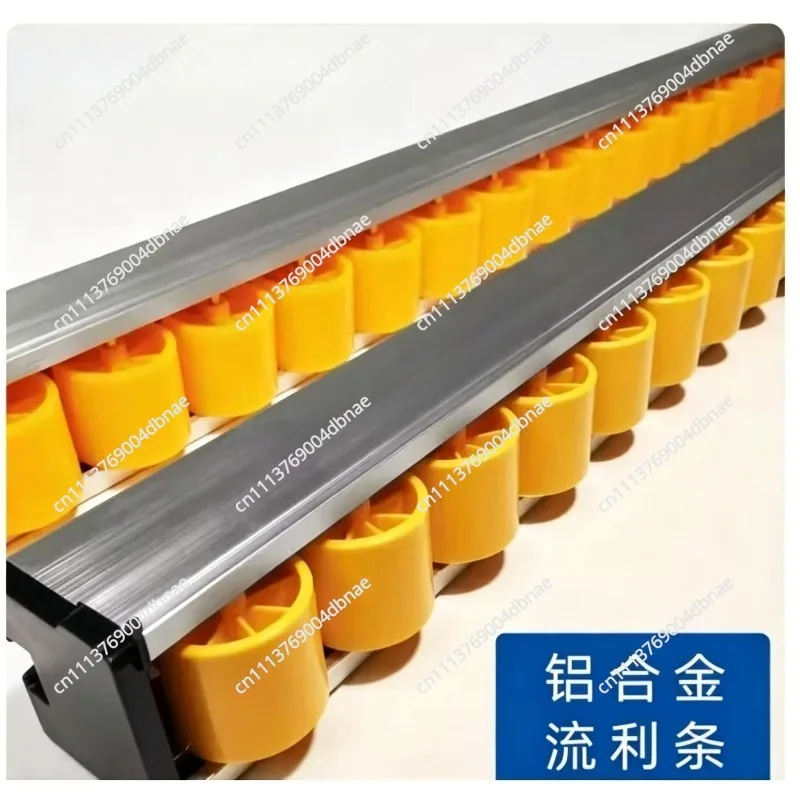 Aluminum  fluent strip slide rail roller track push table saw edge banding machine woodworking machinery accessories 1 piece
