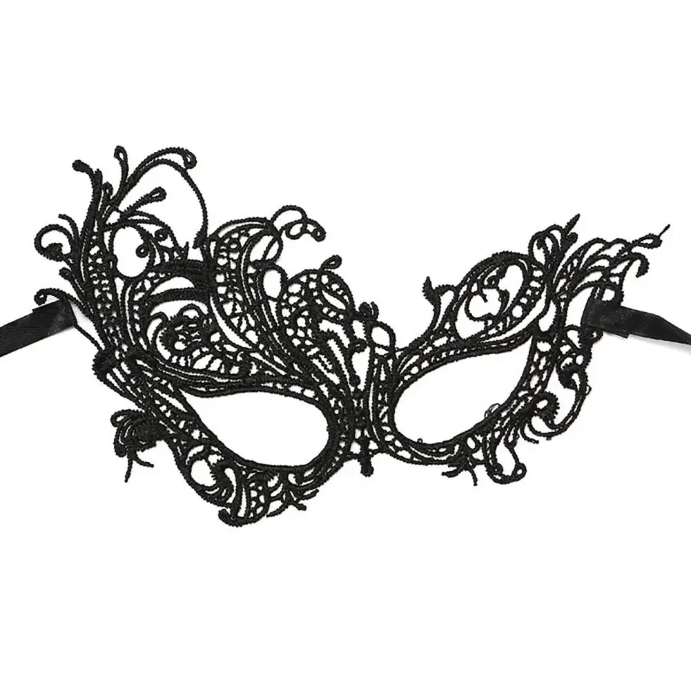 Masque en dentelle noire pour femme, masque demi-visage creux sexy, masques de fête, olympiques véniKhpour masade, cosplay Tim, carnaval