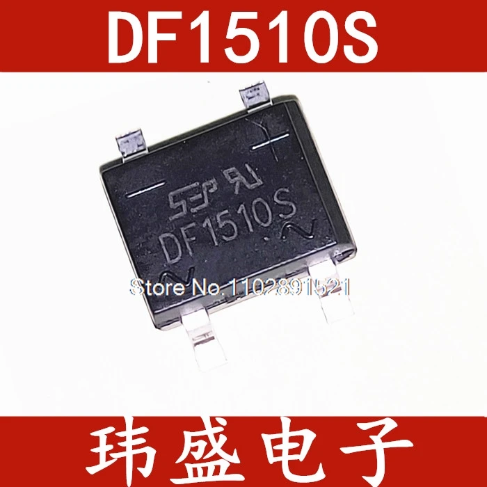 

(20 шт./лот) DF1510S DF1510 1,5 А/1000 В SOP4
