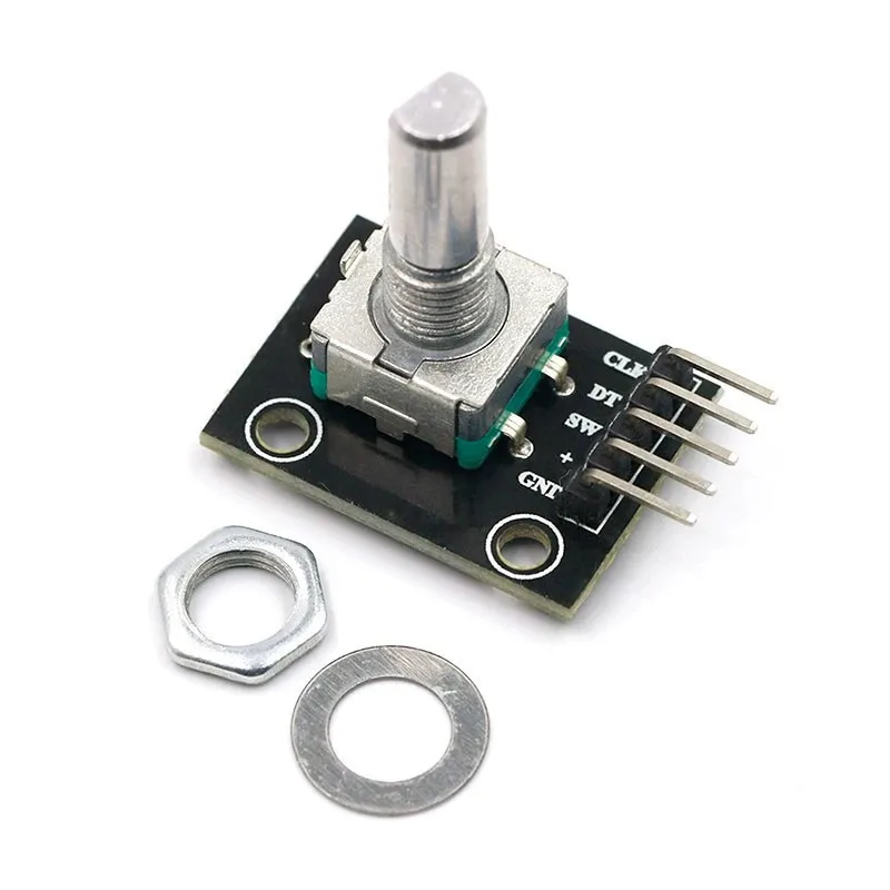 KY-040 360 degree Rotary Encoder Module- Incremental Encoder with Push Button for Arduino, Raspberry Pi & Robotics