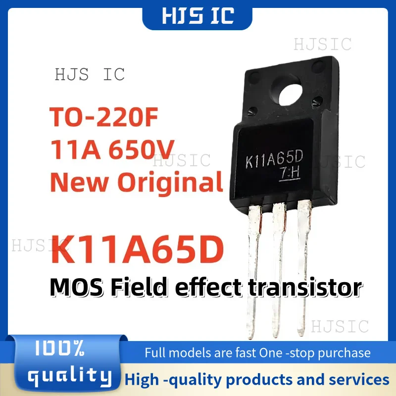 10-20 piezas 100% NUEVO Original TK11A65D K11A65D TO-220F 11A 650V MOSFET Transistor de efecto de campo En stock