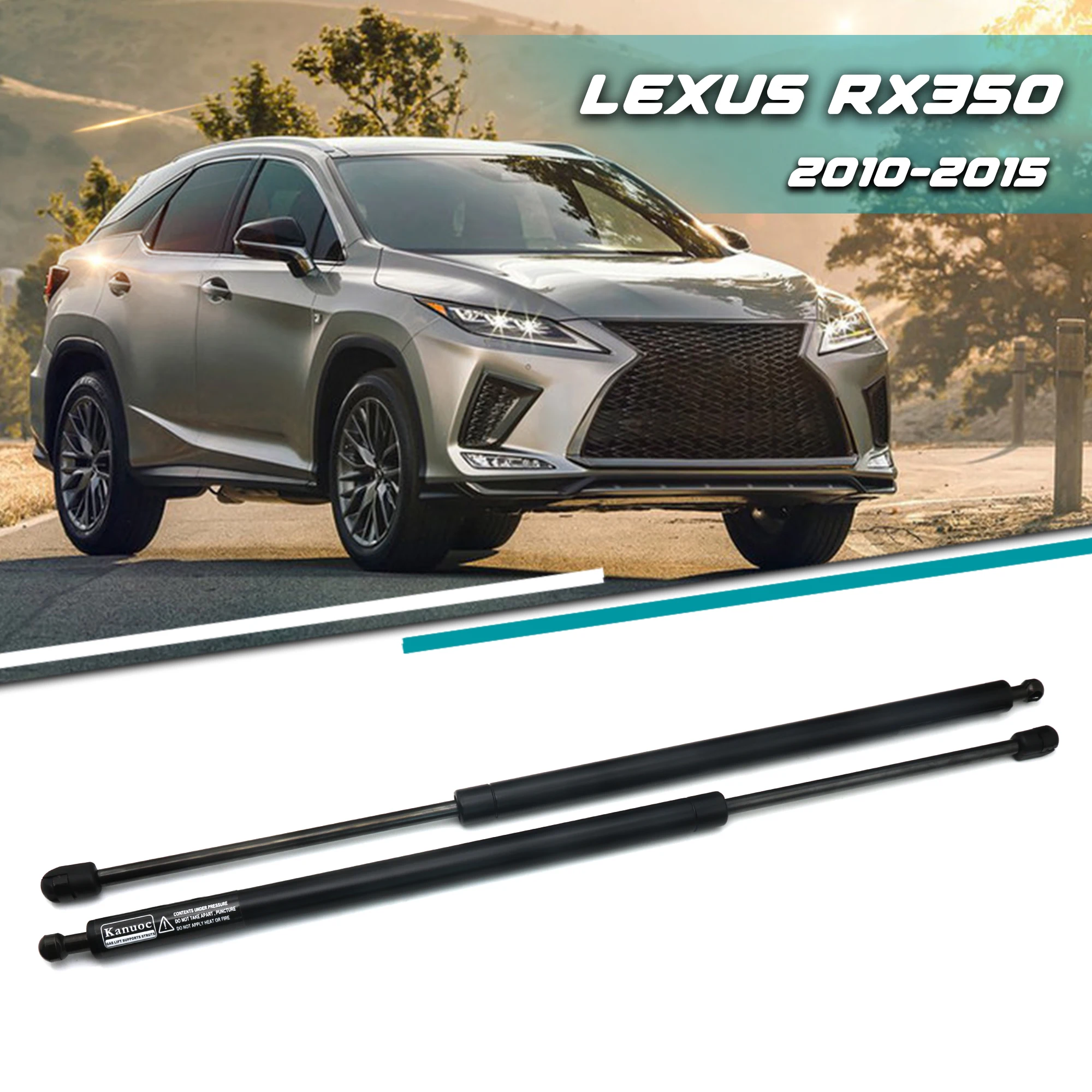 

2PCS Car Metal Tailgate Lift Supports Gas Spring Strut Shock Car Accessories For Lexus RX350 RX450h 2010-2015 689500E030R