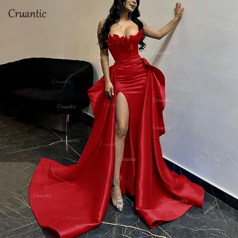 2025 جديد مثير حورية البحر حفلة موسيقية فساتين السهرة الحبيب الديكور سبليت فستان سهرة رسمي كوكتيل حفلة فستان حفلات مخصص