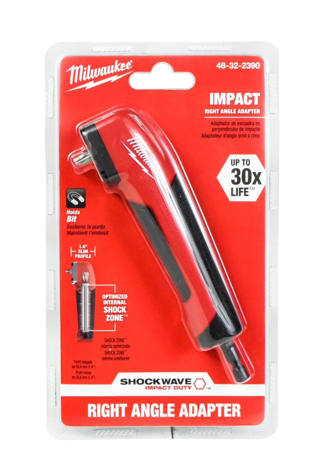 

Milwaukee 48-32-2390 Lot Corner 90 Degree Bend Universal Multifunctional Extension Rod