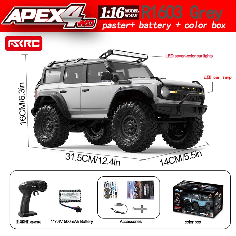 【1/16】クローラーラジコン　Ready To Run Amazon.com: 1:16 Scale All Terrain Fast RC Cars for Adults 40KPH