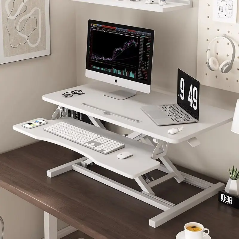 monitor stand riser computer lift desk home folding adjustable workbench Relieve waist soreness computer standing desk