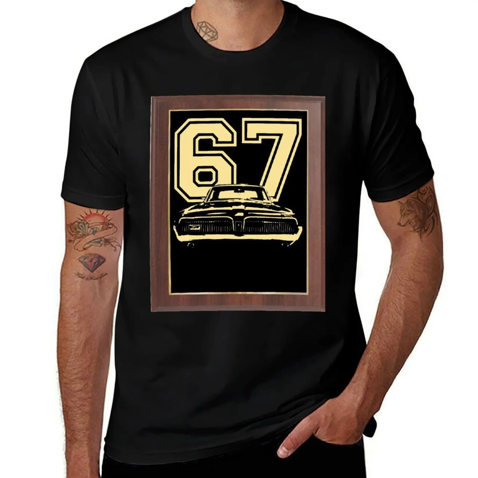 

1967 Mercury Cougar Shirt T-Shirt black cotton t-shirt plain for man package g man t shirts for men cotton t shirt man T-Shirt