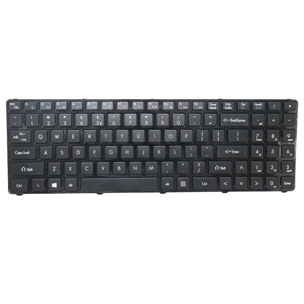 English US Laptop Keyboard For Quanta TWB MP-12K73US-9206 AETWBU00010 Black With Frame New