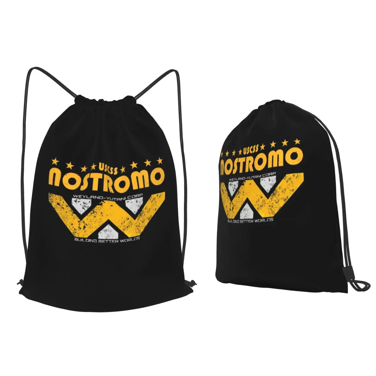 NOSTROMO W Backpacks Multi-function Drawstring Bundle Pocket Sports Bag Book Bags for Travel School