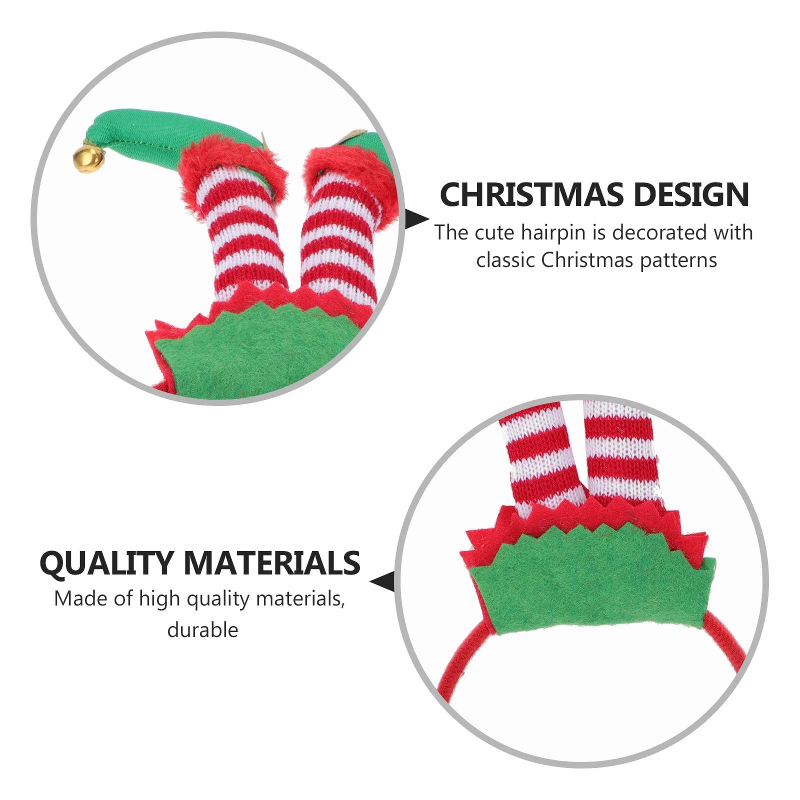 

2Pcs Christmas Tree Headbands Premium Lightweight Hair Accessories for Adults Holiday Party Xmas Headdresses Festive Hair