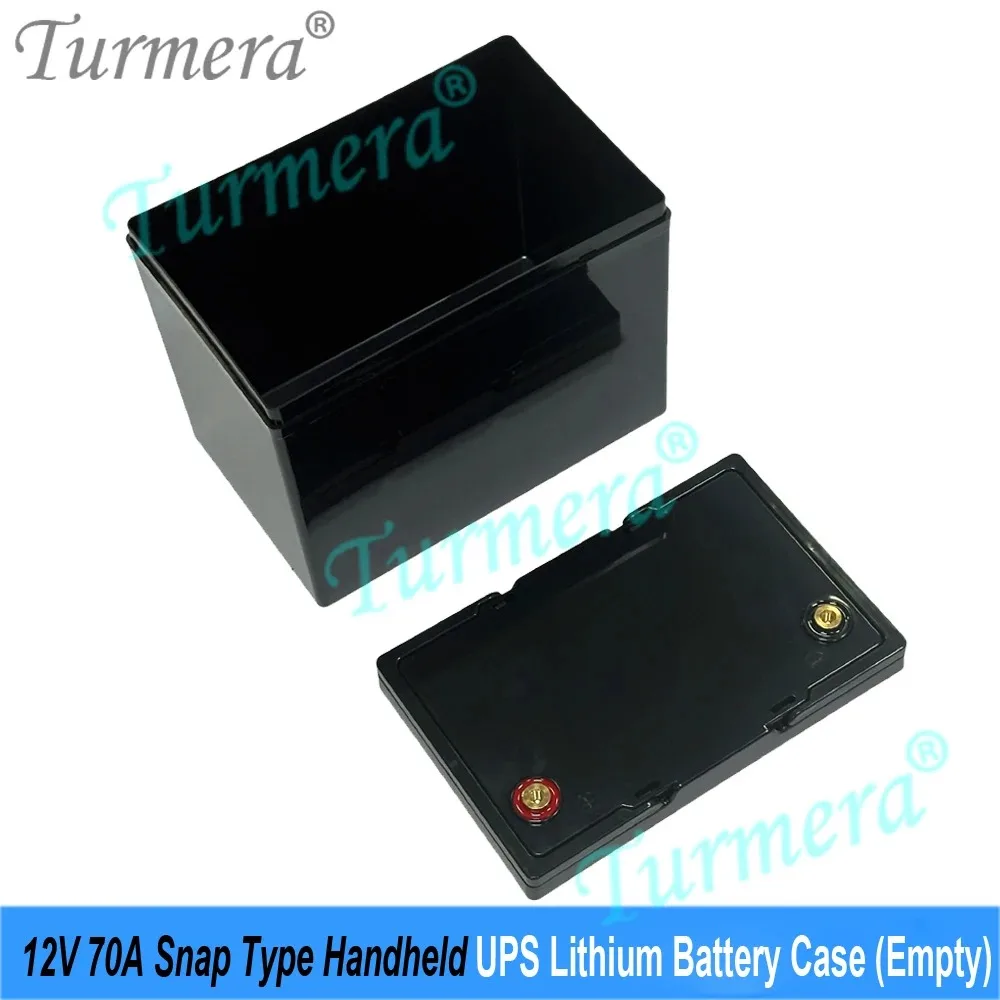 LiFePO4 Battery Box Snap-fit Empty  12.8V 4S 100A BMS M8 Terminal DIY Case For 100Ah UPS Automobile Starting Cell