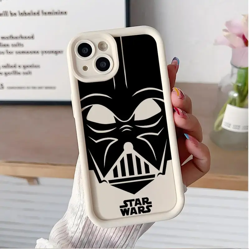 Darth Vader Star Wars Case for iPhone 15 14 13 12 11 Pro Max 15ProMax Shockproof Silicone TPU Coque Cover