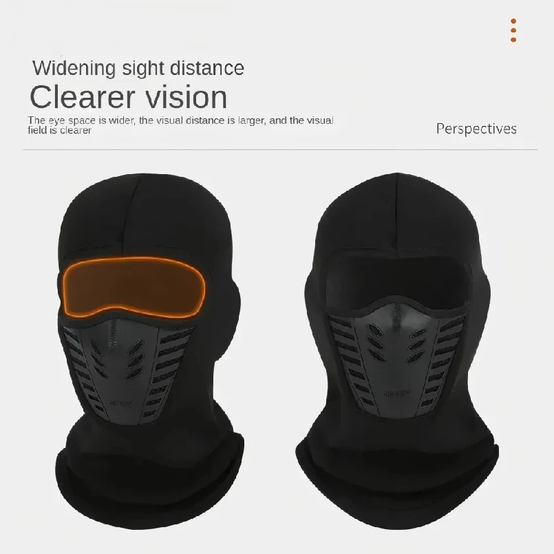 Winter Outdoor Cycling Full Face Mask Windproof Dustproof Keep Warm Face Cover Ski Head Cover Motorcycle Riding Balaclava Cap