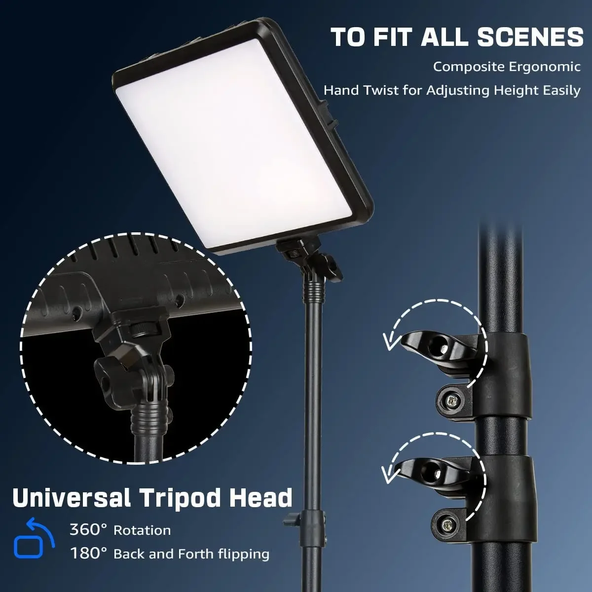 LED Studio Streaming Lichter tragbare Video beleuchtung Fotostudio Kits für Videokamera Fotografie Spiel Youtube Tiktok Shooting