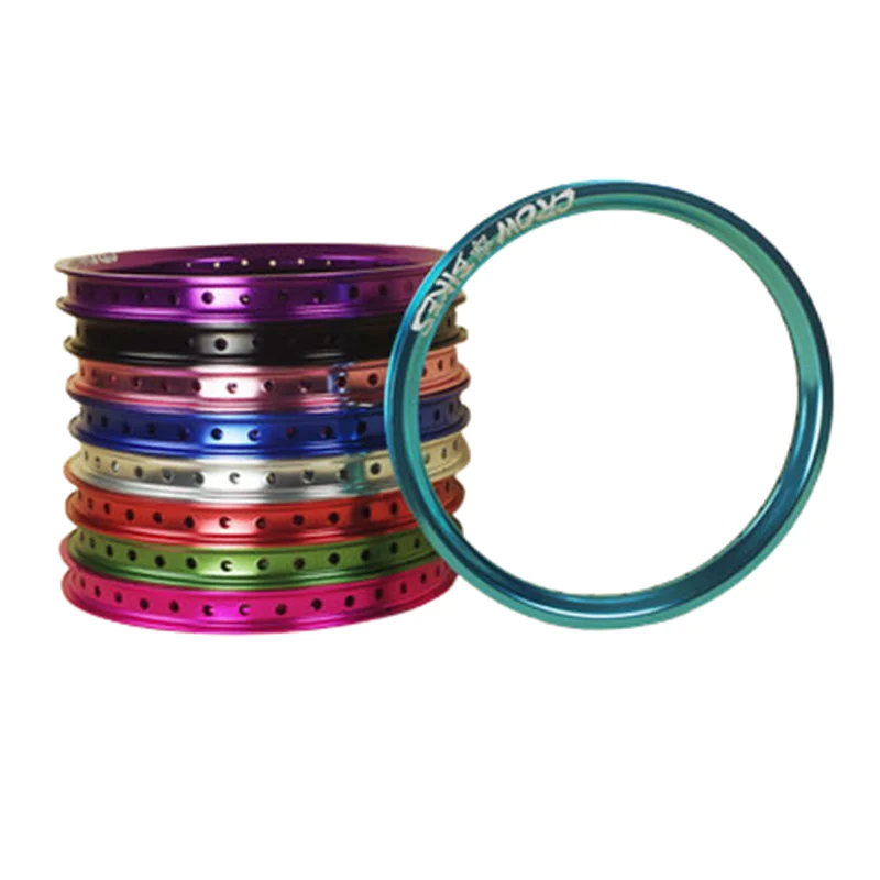 Double-Layer Color Aluminum Alloy Rim, 16 Inch, BMX36-Hole