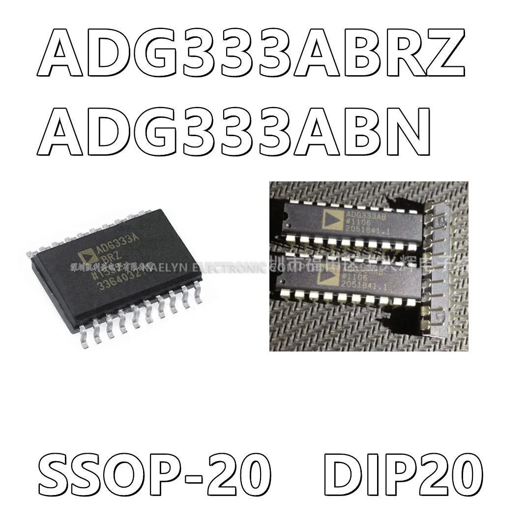 2 Pçs/lote ADG333ABRZ ADG333ABN ADG333AB ADG333A SSOP-20 DIP20