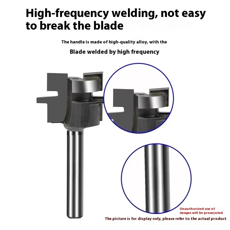 Finger Joint Router Bit for Wood Panel Seamless Splice Male Female Groove Tenon Dovetail Cutter