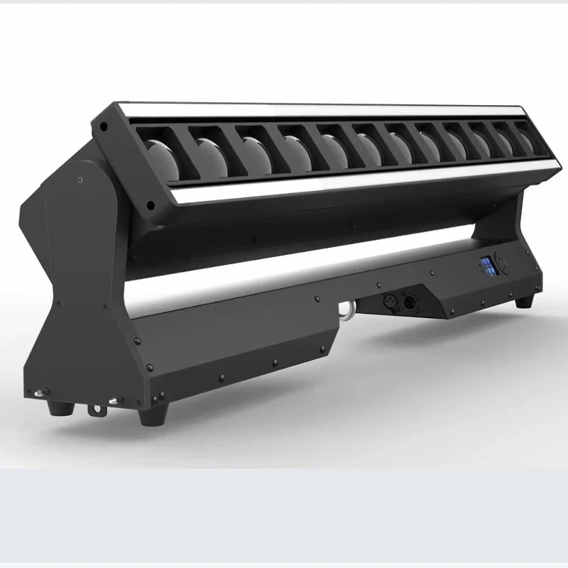 12 40W beams of light moving head lights, ballroom live stream background dyeing lights, bar stage atmosphere lights