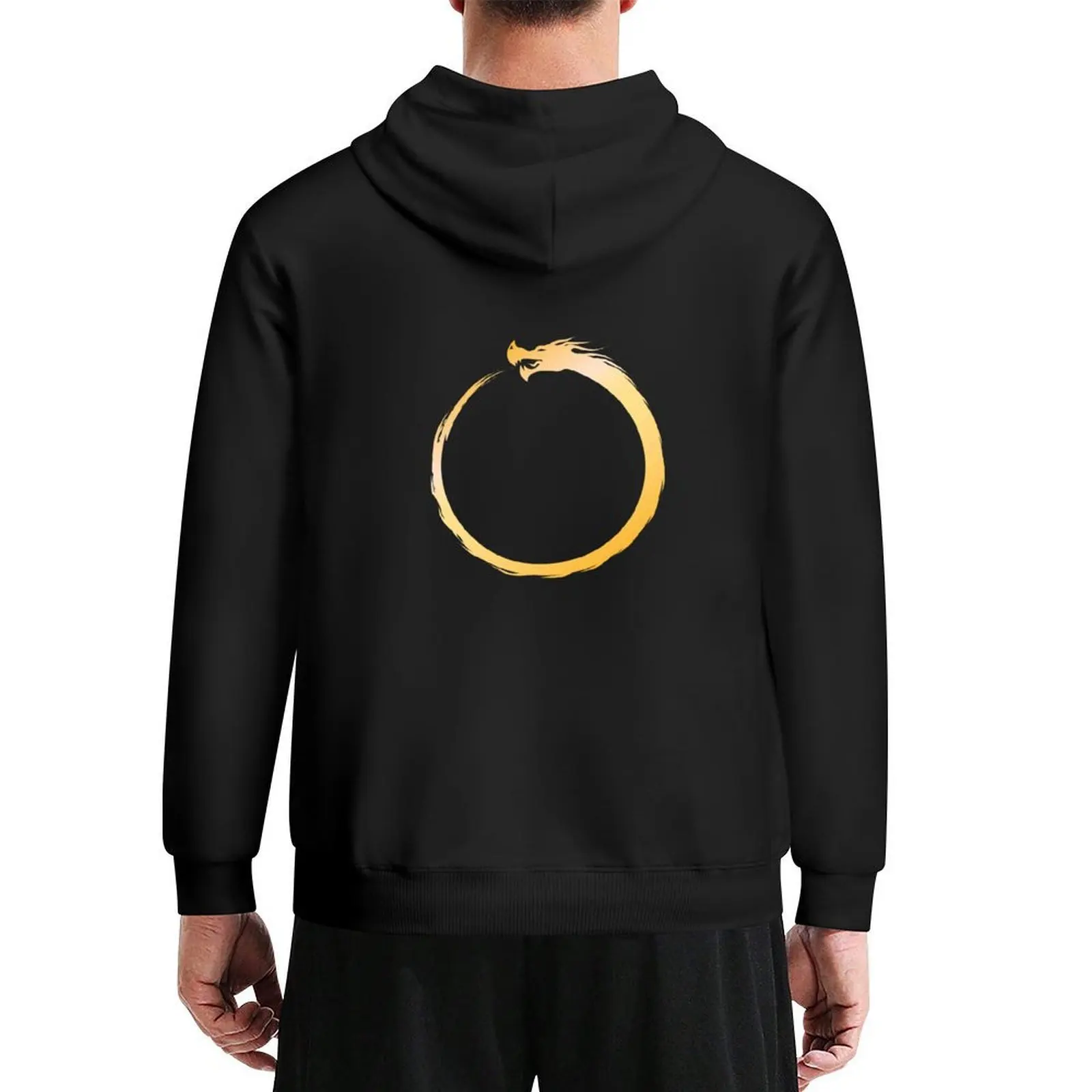 

Golden Ouroboros Hoodie korean style clothes fashion men men clothing mens clothes men hoodie
