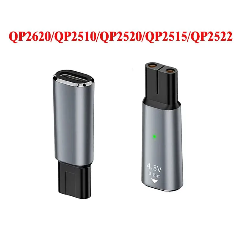 USB ​   محول طاقة من النوع C PD إلى تيار مستمر 4.3 فولت لماكينة حلاقة فيليبس ماكينة حلاقة كهربائية لقص الشعر موصل شحن سريع