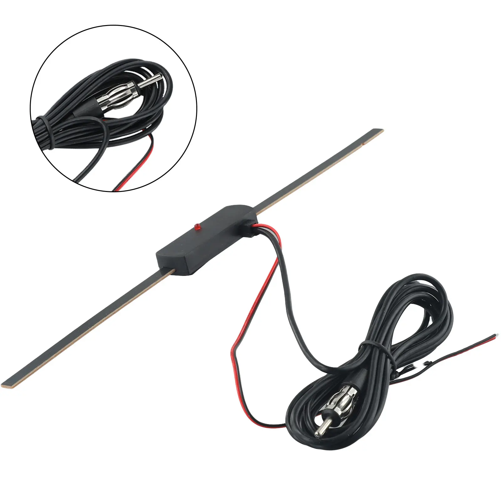 Car AM FM Radio Antenna Signal Booster 12V Mount It In Your Car To Strengthen The Signal Mount It In Your Car To Strengthen The