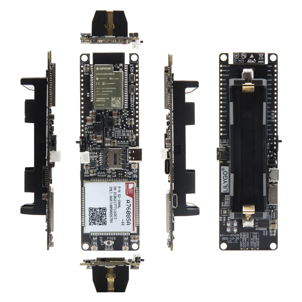 LILYGO T A7608 WIFI Bluetooth 3G 4G Solar Low Power IoT Core Board