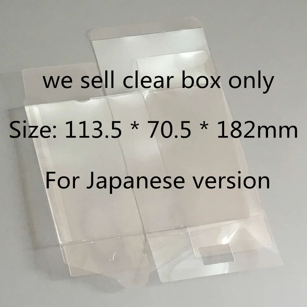 Collection Display Box For GBA/Nintendo Game Boy Advance Game Storage Transparent Boxes TEP Shell Clear Collect Case