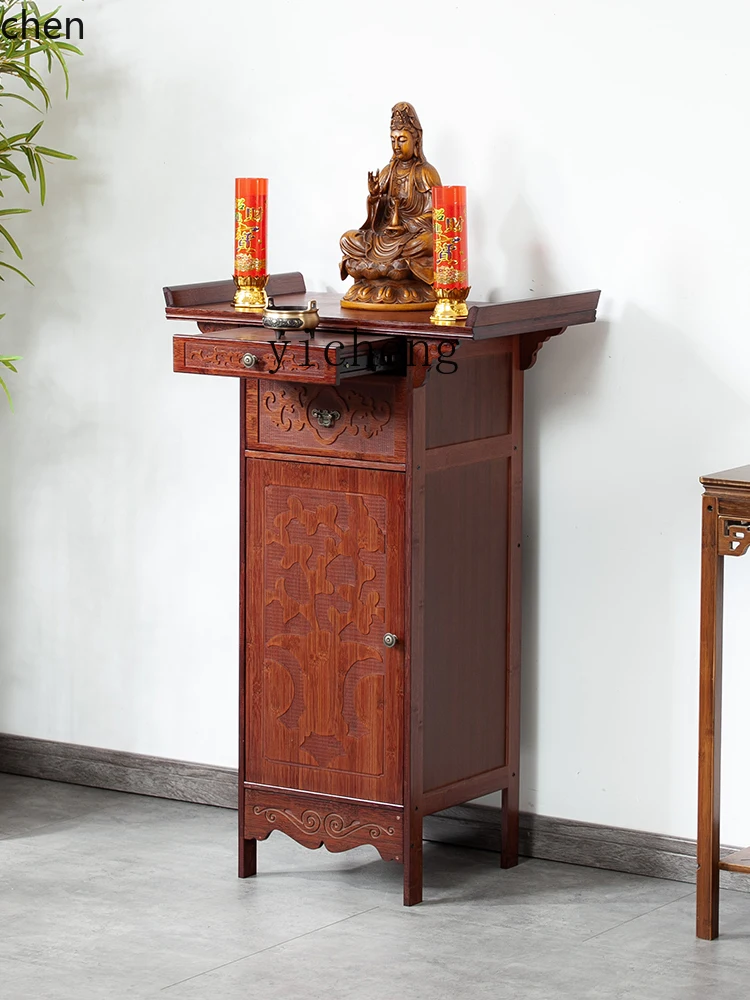 YFY Incense Table Guan Gong Altar Incense Desk Buddha Niche Modern Clothes Closet Bodhisattva