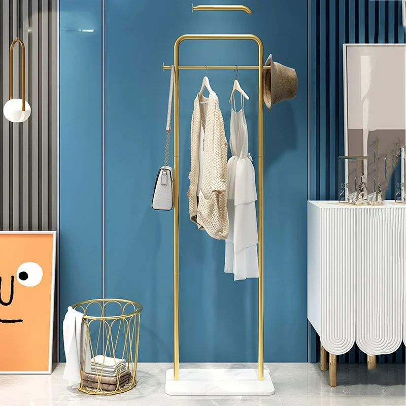 

Clothes Rack Coat Hanger Hat Bedroom Clothes Rack Garment Simple Percheros Entrance