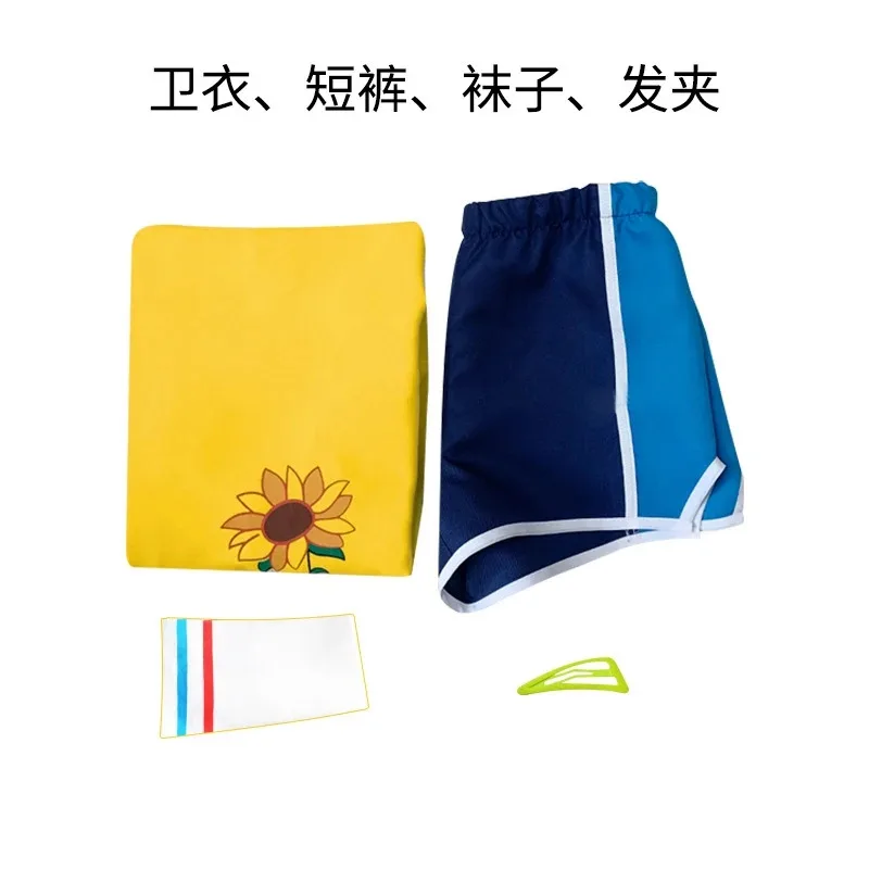 2025 جديد عجب البيض الأولوية تأثيري Ohto Ai هوديي البلوز الأصفر البلوز أنيمي زي هالوين للجنسين ☆ wrl ☆