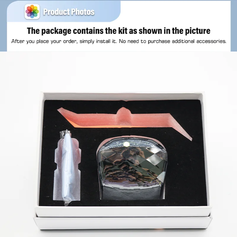 

Для Range Rover Evoque L Discover 5-импульсная хрустальная головка переключения передач FPACE Кристаллическая ручка переключения передач