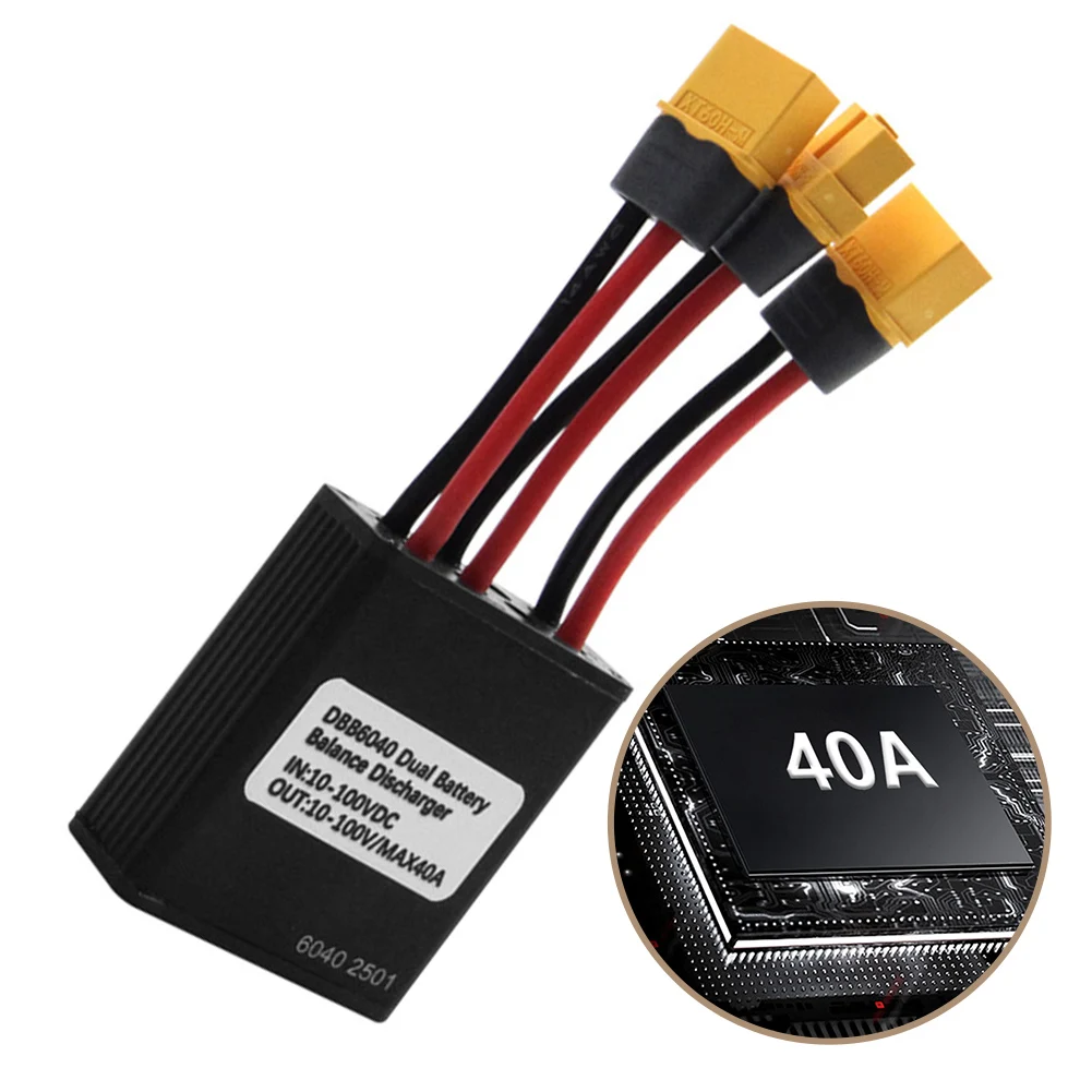 

Battery Connection Setup 50*45*19mm 40A Discharge Converter Dual Battery Discharge Module Efficient Power Supply