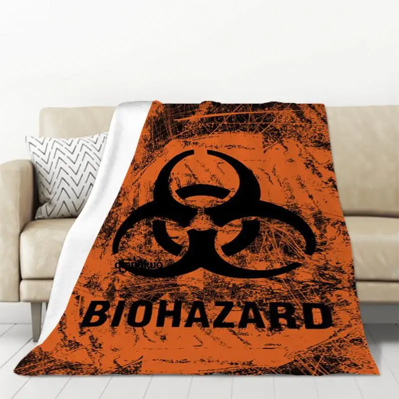 Resident-E-Evil Sofa Blankets & Throws Anime Blanket Fluffy Soft Blankets for Bed Summer Comforter Furry Throw Double Decorative