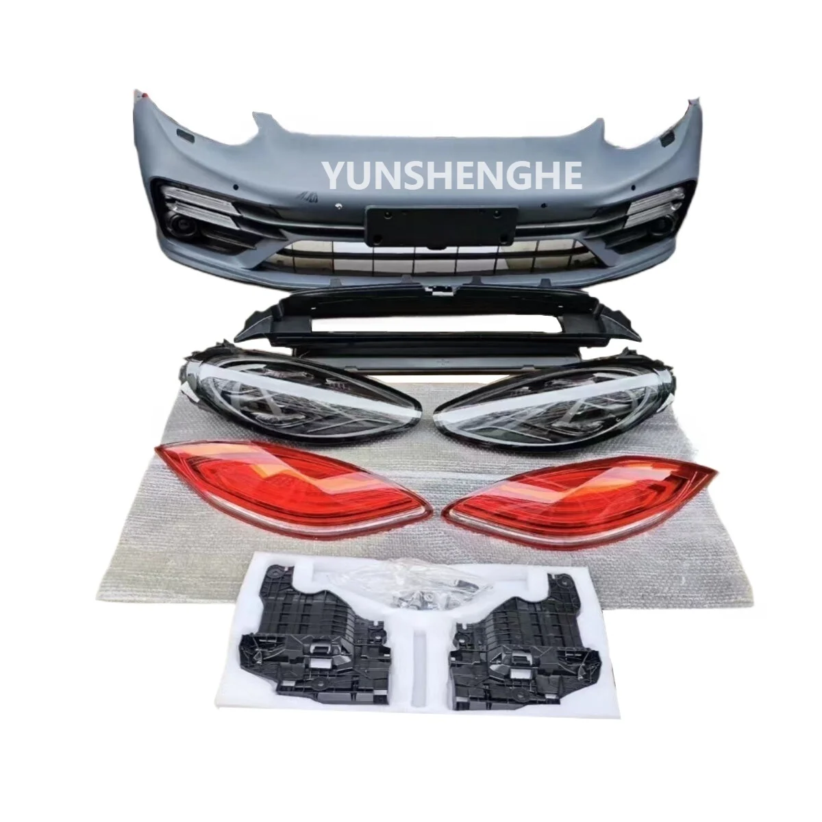 

New High Quality Body Kit for Panamera 970 Upgrade Turbo S Style Car Front Bumper Headlight Taillight