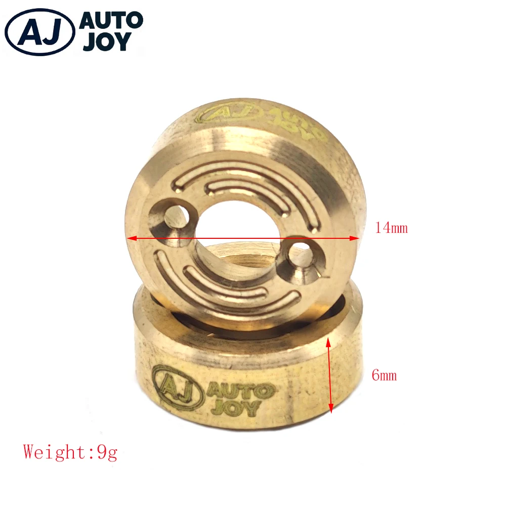 AUTO JOY Messing-Hinternabengewicht für Axial 1:30 SCX30 Ford Bronco AXI-2048 / SCX30 Jeep Wrangler AXI-2261 Rock Crawler Upgrades