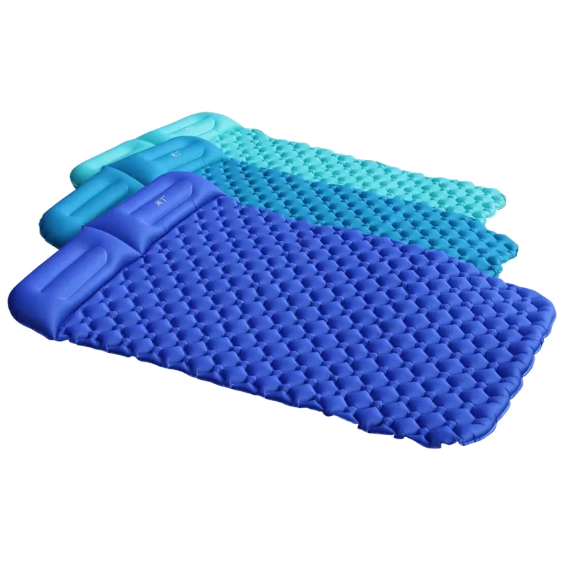 

Blow Up Compact Outdoor Sleeping Pad Waterproof TPU Camping Mat Air Mattress Self Inflatable Bed Mattress