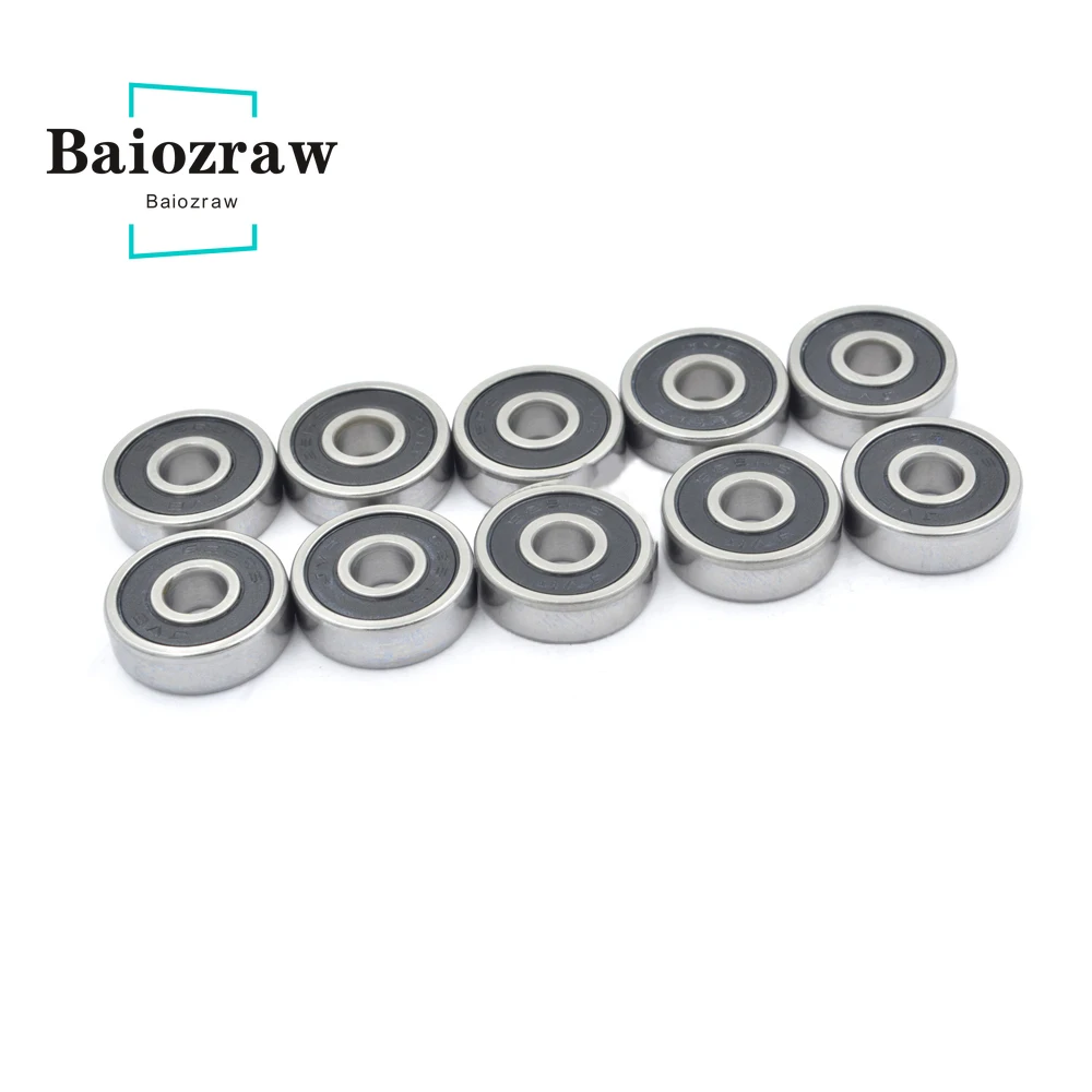 

Baiozraw 625-2RS Bearing 5x16x5mm ABEC-7 Flanged Miniature 625 RS Ball Bearings 625RS for Mobius 3.1 VORON 2.4/0 3D Printer