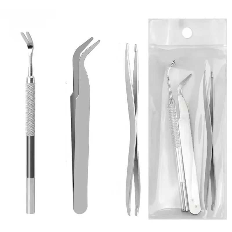 

Tick Removal Tool for Pets Stainless Steel Pet Flea Removal Tool 2-in-1 Tick Tool Professional Tick Tweezers Dog Dog Accessories