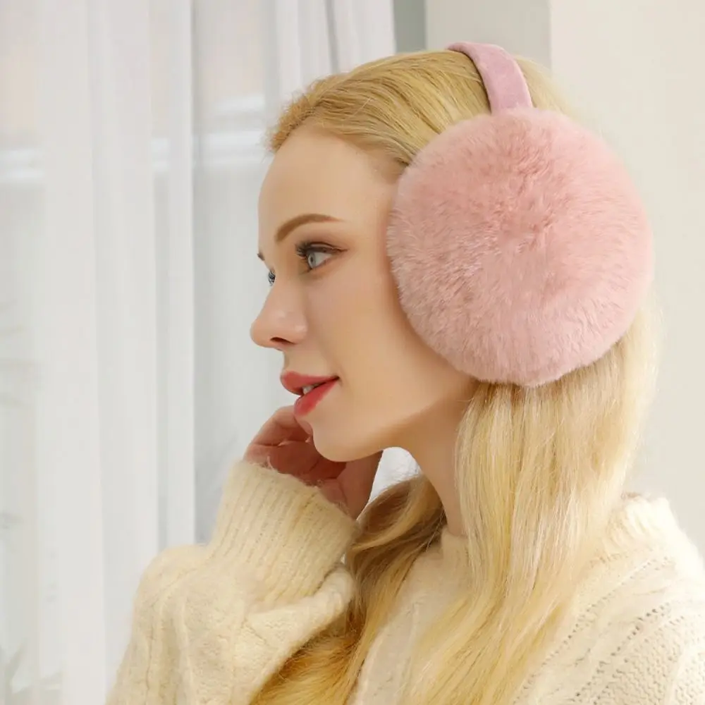 Soft Ear Cap Plush Earmuffs Folding Thicken Foldable Earmuffs Keep Warmer Windproof Winter Ear Cover Student