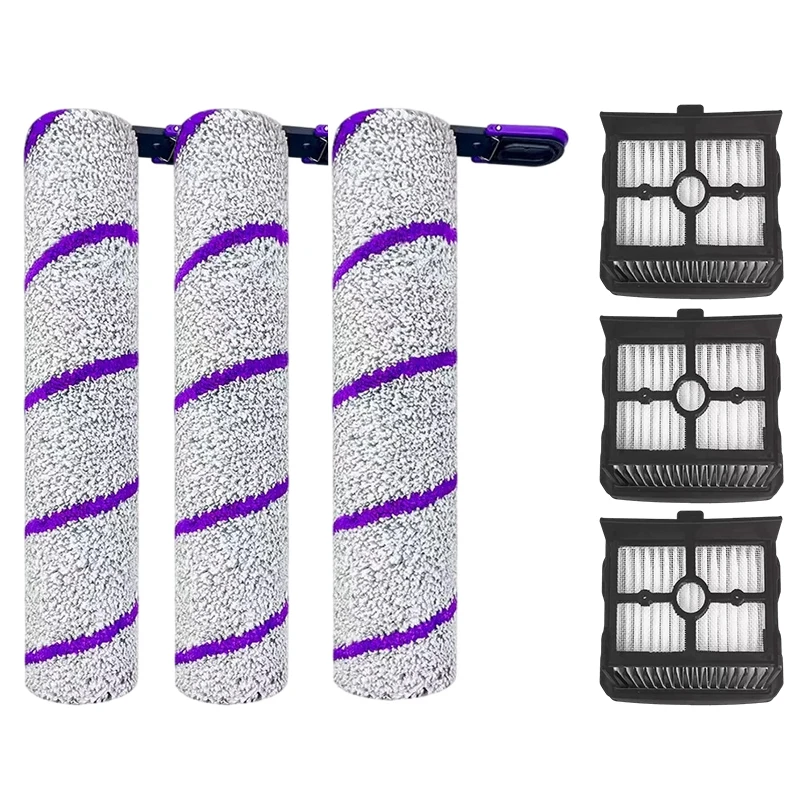 For Narwal S20 Pro / Rowenta X-Clean 10 / Tefal X-Clean 10 Vacuum Mop Accessories Roller Brush Hepa Filter Replacement Parts