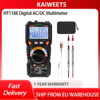 KAIWEETS HT118E Digital AC/DC Multimeter, Multi-function, TRMS 20000 Counts, 2.7 Inch Display, LED Lightning Jacks, Auto-Ranging
